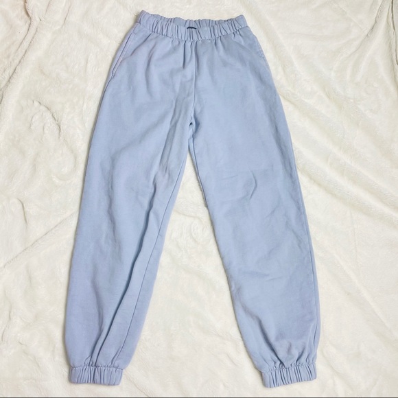 SOLD Brandy melville Light blue rosa sweatpants - Picture 2 of 7